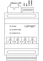Блок дополнительных реле БДР-4Р/CAN/RS485
