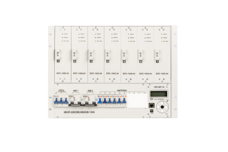 ИБП ИБЭП-220(380)/60В-140А-3(4,5,6,7)/7(1000)-8U-(Р)-(РР)-LAN ФОРПОСТ