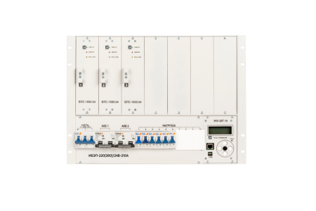 ИБП ИБЭП-220(380)/24B-210A-3/7(1000)-8U-LAN ФОРПОСТ