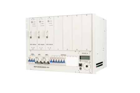 ИБП ИБЭП-220(380)/60B-140A-3/7(1000)-8U LAN ФОРПОСТ