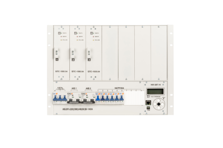 ИБП ИБЭП-220(380)/60B-140A-3/7(1000)-8U LAN ФОРПОСТ