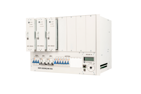 ИБП ИБЭП-220(380)/24B-210A-3/7(1000)-8U-LAN ФОРПОСТ