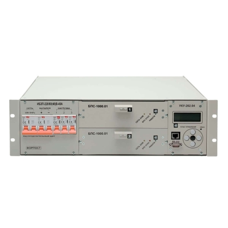 ИБЭП-220/48B-12A-2-3U CAN ФОРПОСТ
