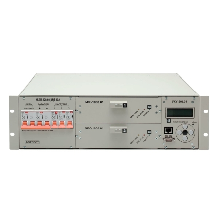ИБЭП-220/48B-12A-2-3U CAN ФОРПОСТ