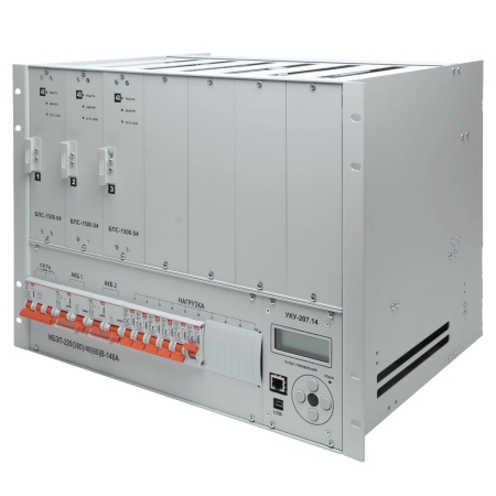 ИБЭП-220(380)/48B-140A-7/7(1000)-8U LAN ФОРПОСТ