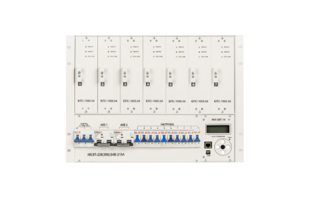ИБП ИБЭП-220(380)/24В-210А-3(4,5,6,7)/7(1000)-8U-LAN ФОРПОСТ
