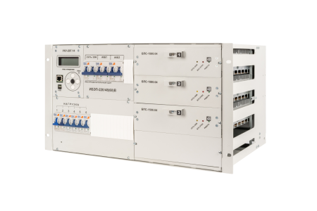 ИБП ИБЭП-220/48B-120A-3/4(1500)-6U-LAN ФОРПОСТ
