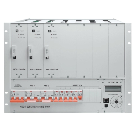 ИБЭП-220(380)/48B-140A-7/7(1000)-8U LAN ФОРПОСТ