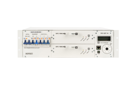 ИБП ИБЭП-220/48В-60А-1(2)/2(1500)-3U-(Р)-LAN-(2АКБ)-(T) ФОРПОСТ