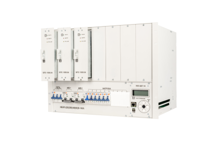 ИБП ИБЭП-220(380)/60B-140A-3/7(1000)-8U LAN ФОРПОСТ